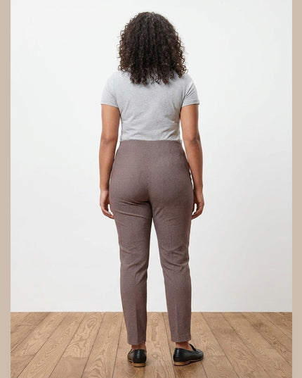 Pantallona Stretch me dizajn kukaj për Femra - Model Back