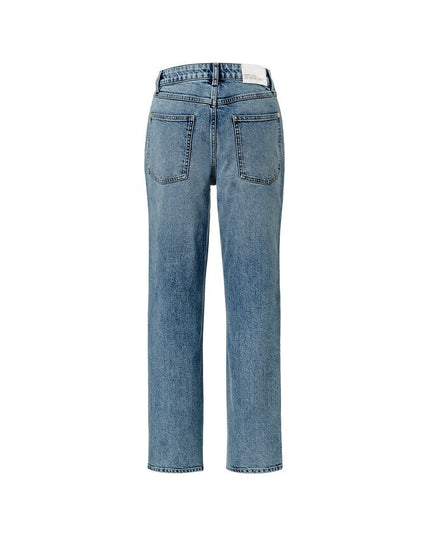 Xhinse Straightfit Midblue Denim për Femra - Ghost Back