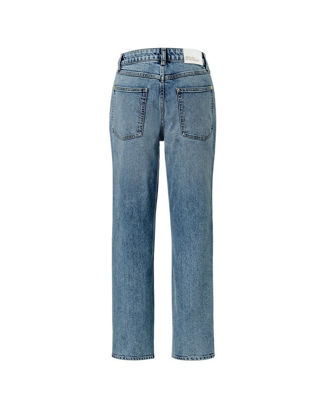 Xhinse Straightfit Midblue Denim për Femra - Ghost Back