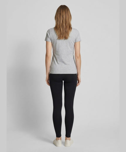 Leggings të zeza për Femra - Model Back