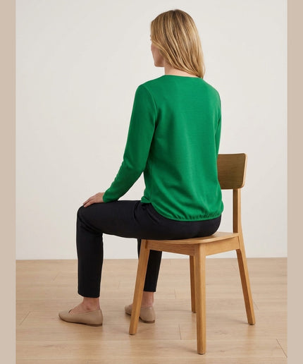 Bluzë e gjelbër për Femra - Model Back