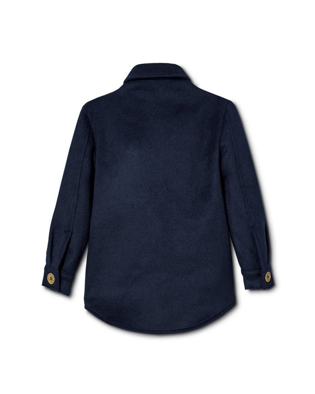 Overshirt blu e errët për Fëmijë - Ghost Back