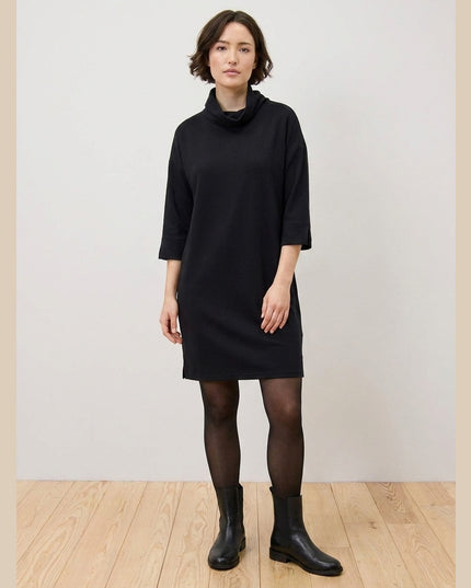 Fustan Sweat i Zi për Femra - Model Front