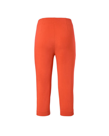 Pantallona 3/4 stretch portokalli për femra - Ghost Back