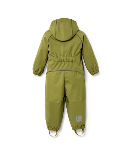 Kombinizon Softshell ngjyrë ulliri për Fëmijë - Ghost Back