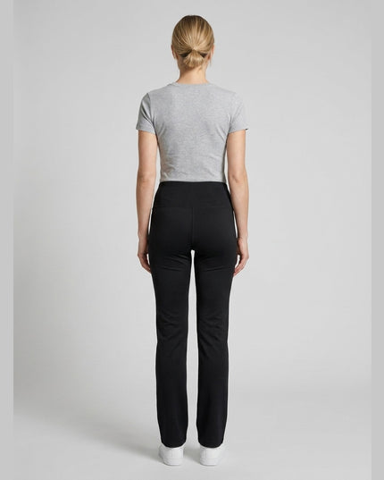 Pantallona Sportivë të Zinj për Femra - Model Back