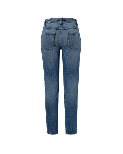 Xhinse Slim-Fit Midblue Denim për Femra - Ghost Back