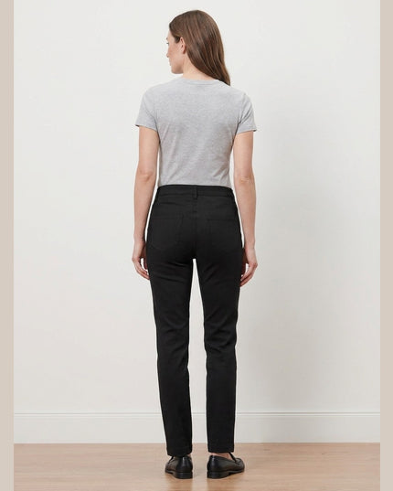 Pantallona Bengalin të Zeza për Femra - Model Back
