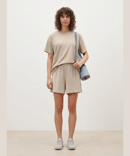 Maicë frote bezhë për Femra - Model Front