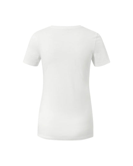 T-Shirt i Bardhë me Print Citroni për Femra - Ghost Back