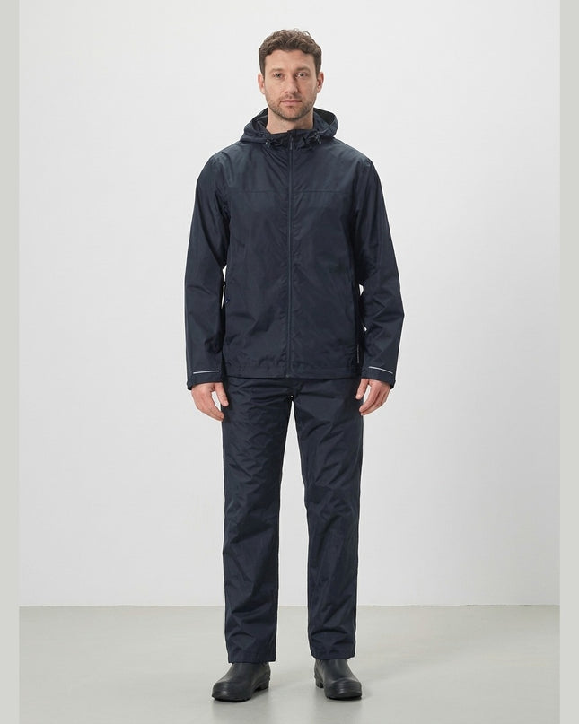 Pantallona shiu të kaltra të errëta për Meshkuj - Model Front