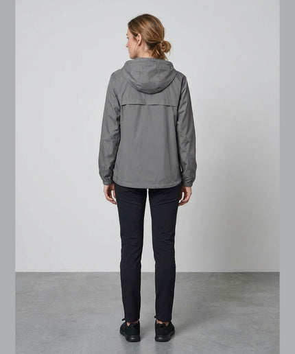 Windbreaker ngjyrë argjendi për Femra - Model Back
