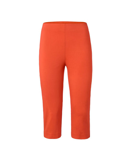 Pantallona 3/4 stretch portokalli për femra - Ghost Front