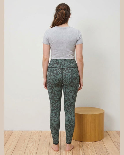 Dollakë sportive me dy anë e zezë / me print ulliri për Femra - Model Back