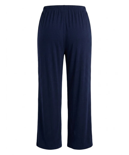 Pantallona pizhame blu marine për Femra - Ghost Back