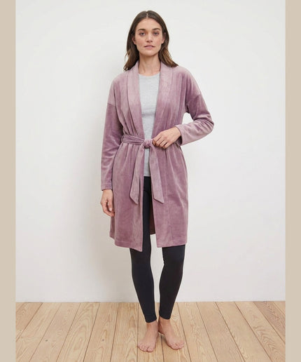 Rrobëdhome velur ngjyrë jargavani e errët për Femra - Model Front