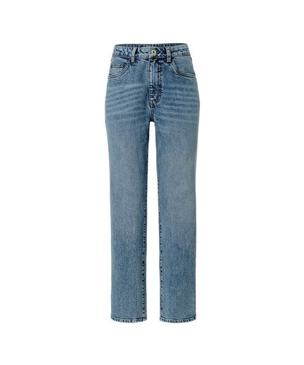Xhinse Straightfit Midblue Denim për Femra - Ghost Front