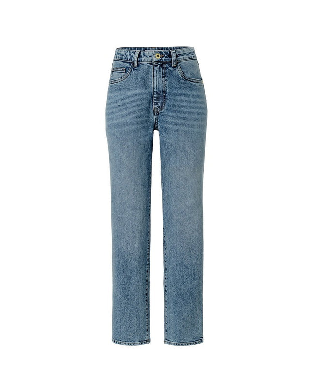 Xhinse Straightfit Midblue Denim për Femra - Ghost Front