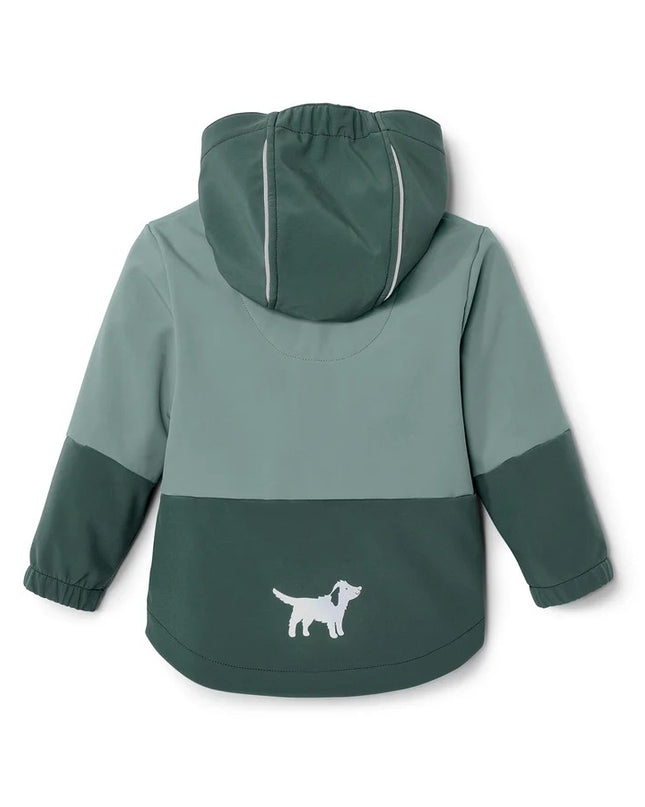 Jakne Softshell e gjelbër sherebelë dhe e mbyllët për Fëmijë - Ghost Back