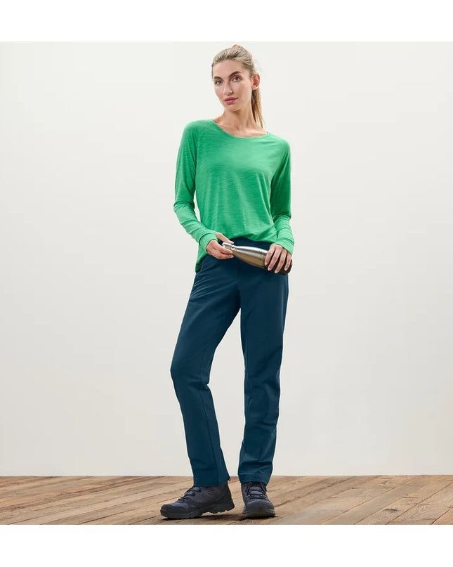 Pantallona Softshell blu denim për Femra - Ghost Front