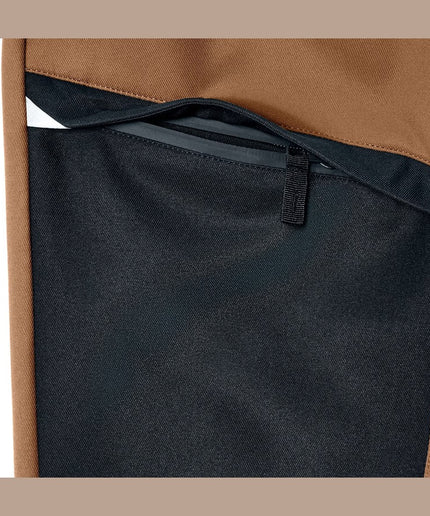 Pantallona Softshell të kafta me pjesë të kaltra të errëta për Fëmijë - Detail 1