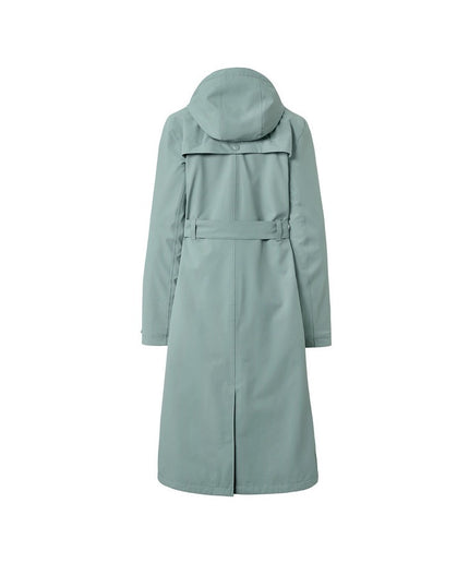 Trenchcoat shiu gri-gjelbër për Femra - Ghost Back