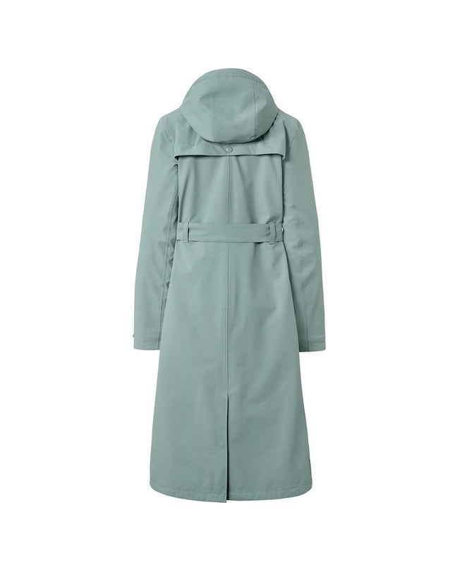 Trenchcoat shiu gri-gjelbër për Femra - Ghost Back