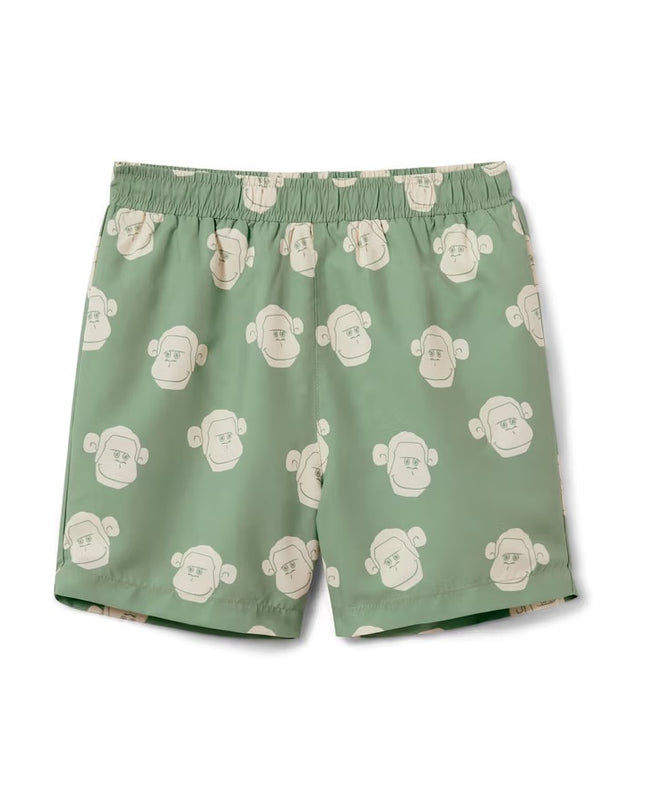 Boardshorts të gjelbra për Fëmijë - Ghost Front