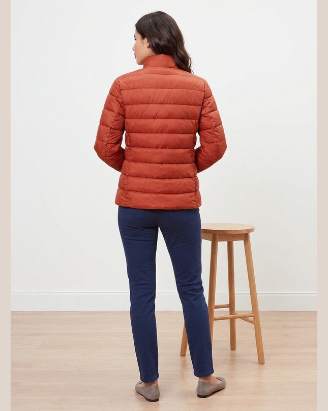 Jakne me tegela portokalli për Femra - Model Back