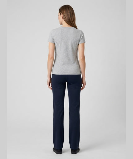 Pantalona sportiv me formësim trupi kaltërt marinë për Femra - Model Back