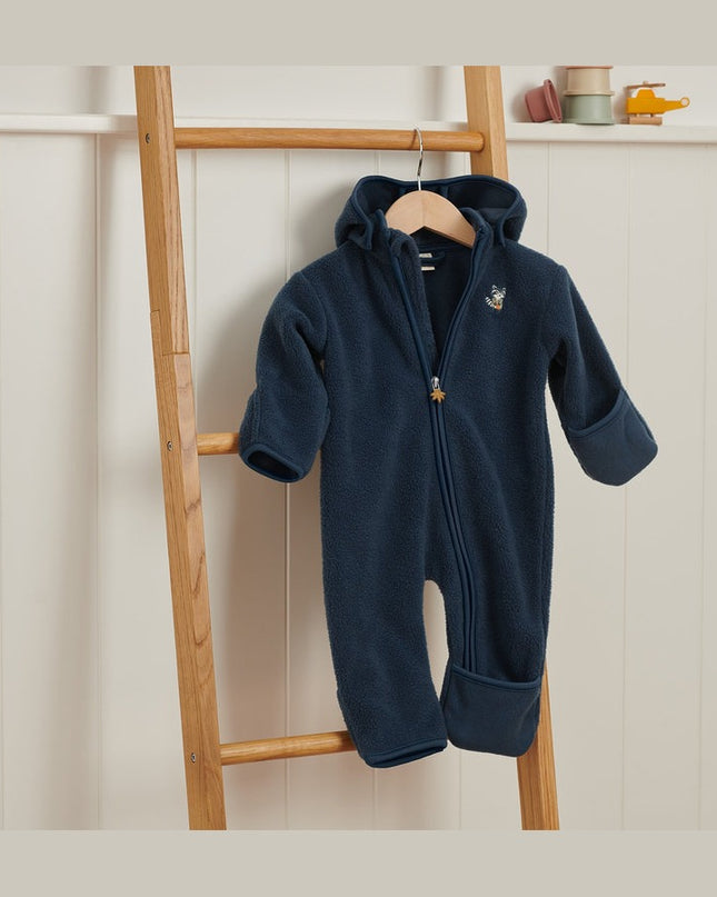 Kominoshe Fleece blu e errët për Bebe - Detail 2
