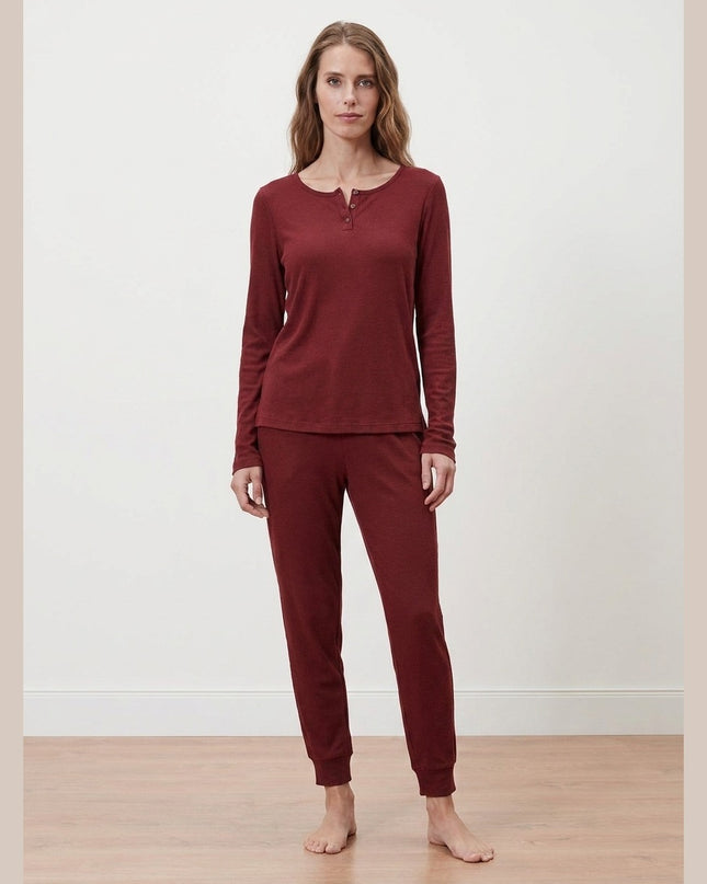 Pizhame bordo për Femra - Model Front