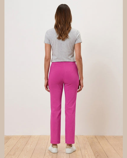 Pantallona stretch Rozë për Femra - Model Back