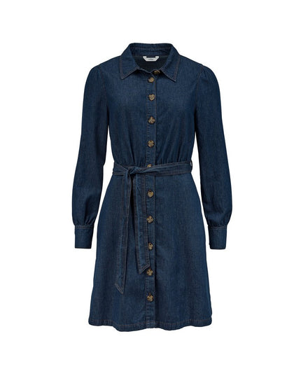Fustan Xhins Blue Denim për Femra - Ghost Front