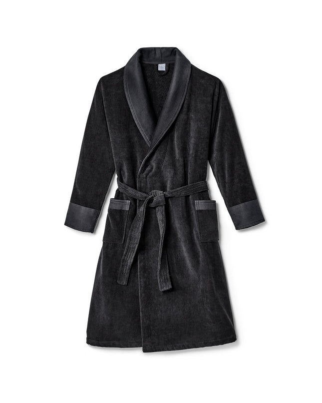 Rrobdëshambër velur i zi Unisex - Ghost Front