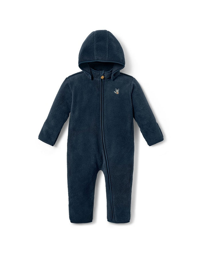 Kominoshe Fleece blu e errët për Bebe - Ghost Front
