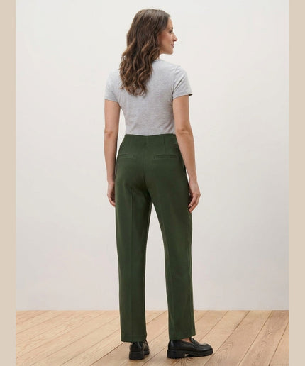 Pantallona Jersey të Gjelbër të Errët për Femra - Model Back