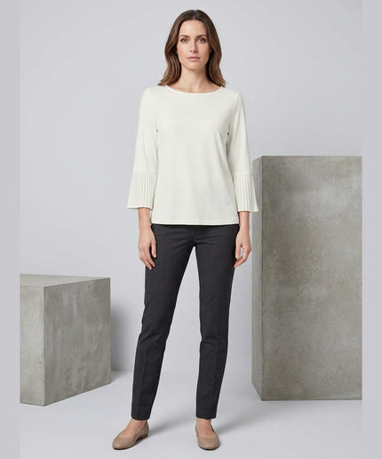 Maicë me pala krem për Femra - Model Front
