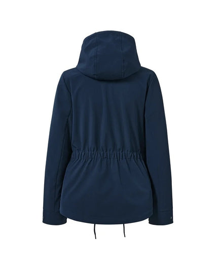 Jakne Softshell e kaltër e mbyllët për Femra - Ghost Back