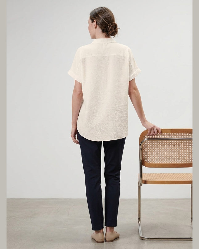 Bluzë ngjyrë krem e bardhë për Femra - Model Back