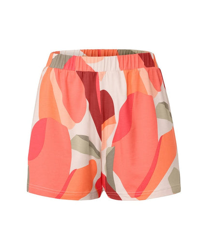 Shorts me model kuq-rozë-gjelbër për Femra - Ghost Front