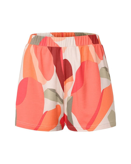 Shorts me model kuq-rozë-gjelbër për Femra - Ghost Front