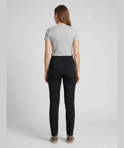 Pantallona Stretch të Zezë për Femra - Model Back