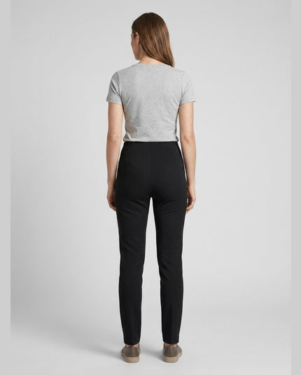 Pantallona Stretch të Zezë për Femra - Model Back