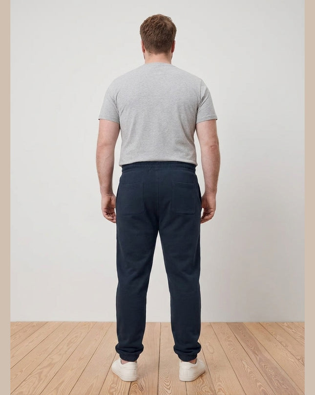 Pantallona tuta ngjyrë navy për Meshkuj - Model Back