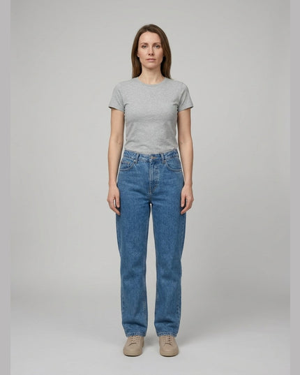 Xhinse të kaltra për Femra - Model Front