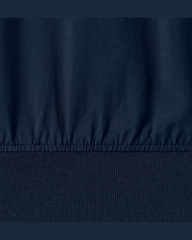 Bluzë me mansheta elastike e kaltër e errët për Femra - Detail 1