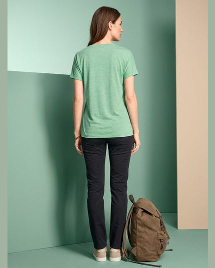 Maicë sportive mentë e meliuar për Femra - Model Back