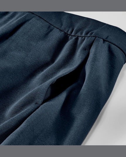 Pantallona Jersey të kaltra të mbyllura për Femra - Detail 1