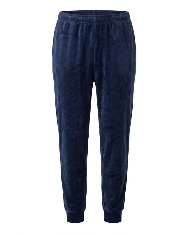 Pantallona Pizhame Nicki të kaltra të mbyllura Unisex - Ghost Front
